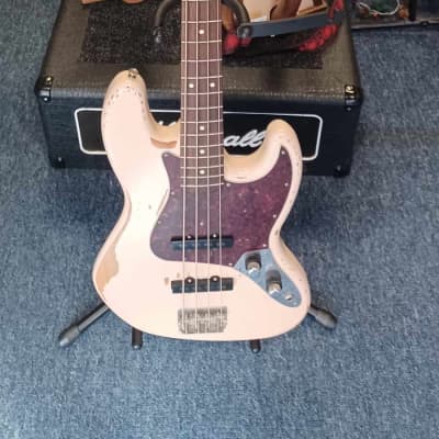 Fender Flea Artist Series Road Worn Signature Jazz Bass 2016 - Present - Shell Pink for sale
