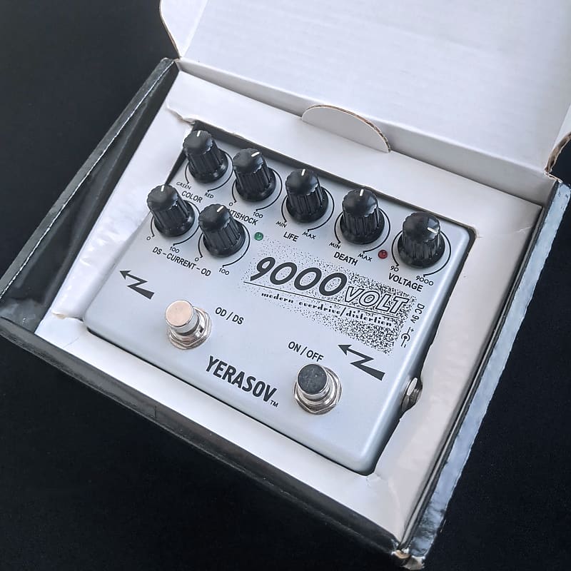 YERASOV 9000VOLT オーバードライブディストーション Yerasov 9000 VOLT: Modern Overdrive/Distortion - Russian