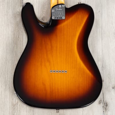 Fender Ultra Luxe Telecaster Guitar, Maple Fretboard, 2-Color Sunburst image 4
