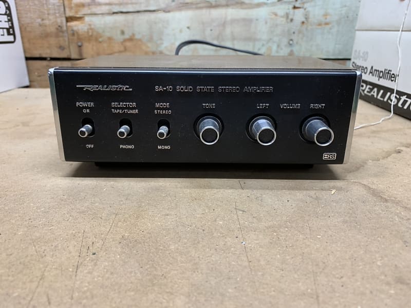 Realistic SA10 Solid State Stereo Amplifier Reverb