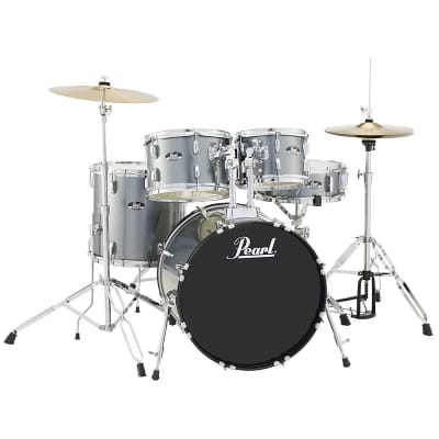 Pearl RS505C Roadshow 10 / 12 / 14 / 20 / 14x5" 5pc Drum Set with Hardware, Cymbals