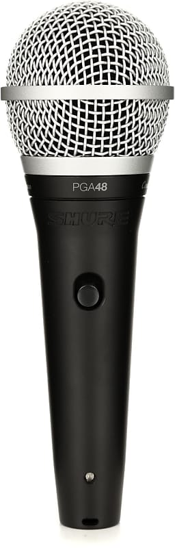 Shure PGA48-QTR Dynamic Vocal Microphone with 1/4 inch to XLR Cable image 1