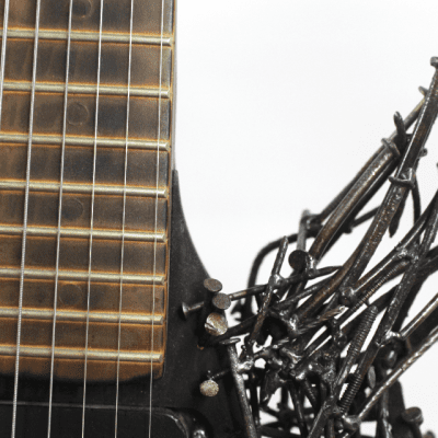 Guitar Made of Nails - Tetanuscaster - One of a Kind Art Guitar image 1