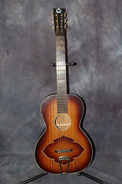 1945 Harmony H1116 Art Deco Panel Stella 3/4 Slothead Parlor