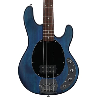 Sterling by Music Man StingRay Electric Bass, Transparent Blue Satin for sale