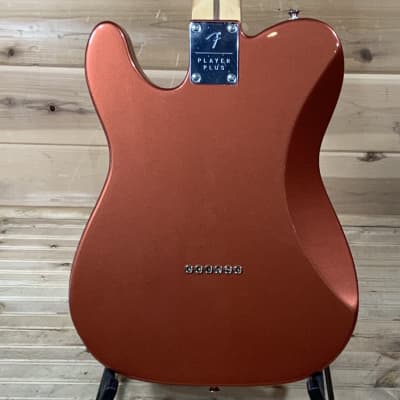 Fender Player Plus Telecaster Electric Guitar - Aged Candy Apple Red image 4