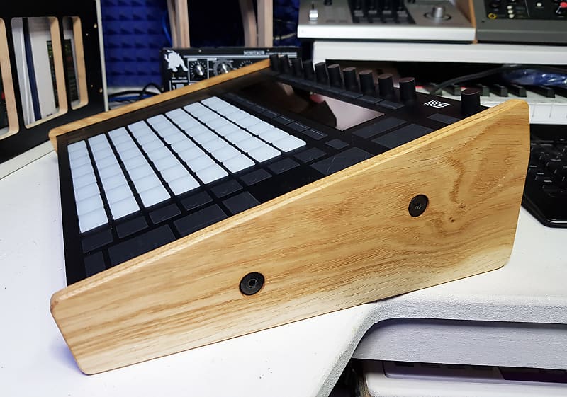 Ableton Push 2 Solid Oak Stand from Synths And Wood | Reverb
