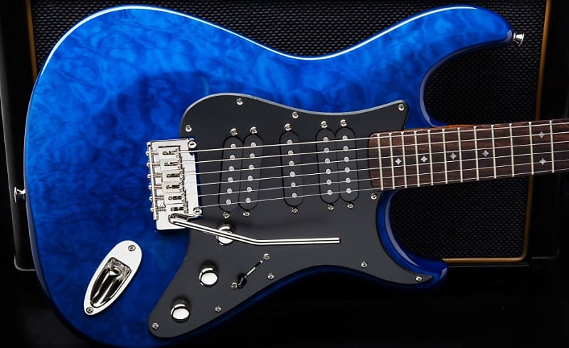 Dean Zelinsky Tagliare Z-Glide Custom Quilt Trans Blue