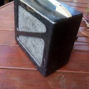 1940's Magnatone Student Small Practice Amp Grey With white handle image 3