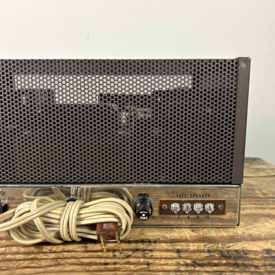 Dynakit ST-70 Stereo Power Amplifier 1963 - Chrome / Charcoal Brown  w/ Original Box image 8
