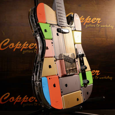 Copper iCaster Telecaster iPhone guitar 2019 image 3