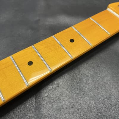 Unbranded Stratocaster Strat Replacement neck Vintage Tint Gloss  12"radius 1.63" nut width #3 image 3