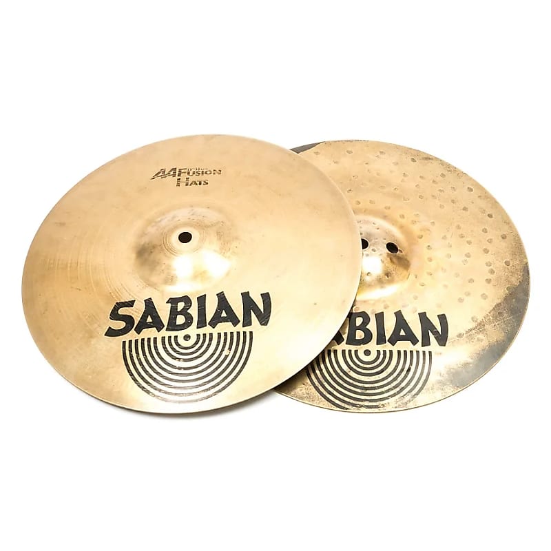 Sabian 13" AAX Fusion Hi-Hat Cymbals (Pair) 1993 - 2001 image 1