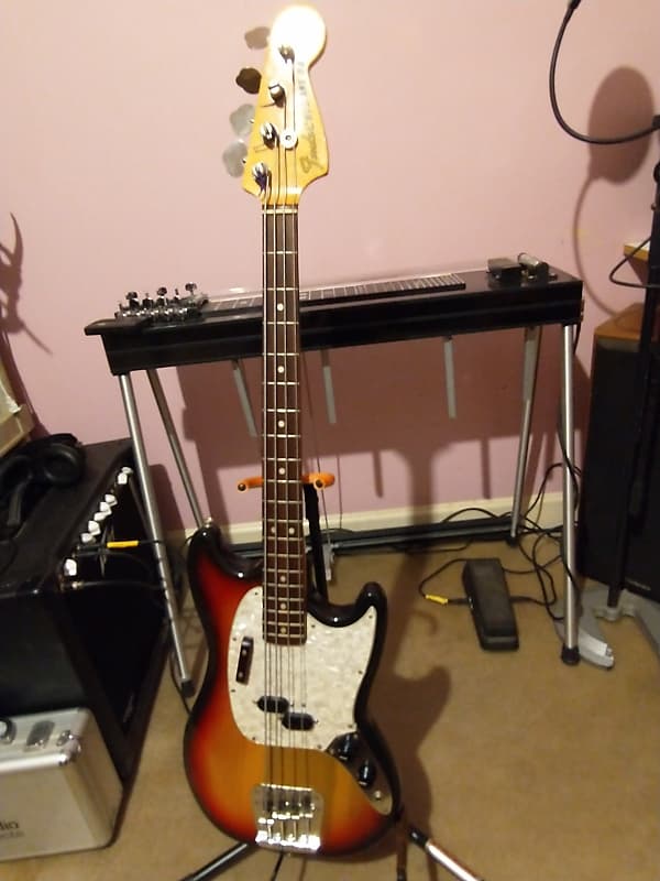 Vintage Fender Mustang Bass 1974 Sunburst image 1
