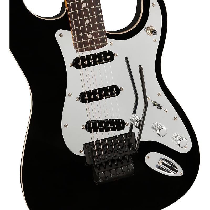 Fender Tom Morello Signature "Soul Power" Stratocaster w/ Floyd Rose Tremolo - Black image 1