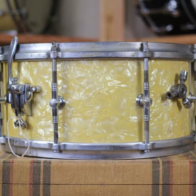 1930's Gretsch Gladstone Snare Drum 6.5"x14" w/ 3 Way Tuning system image 1