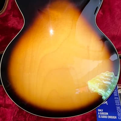 Rare” * Left Handed* 61’ vintage reissue, Gibson ES - 335 2021 - Nitrocellulose/Vintage ES-335  2021 - Tobacco Sunburst image 3