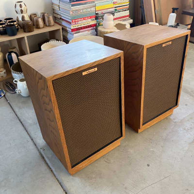 Klipsch Heresy in beautiful shape + custom made stands image 4