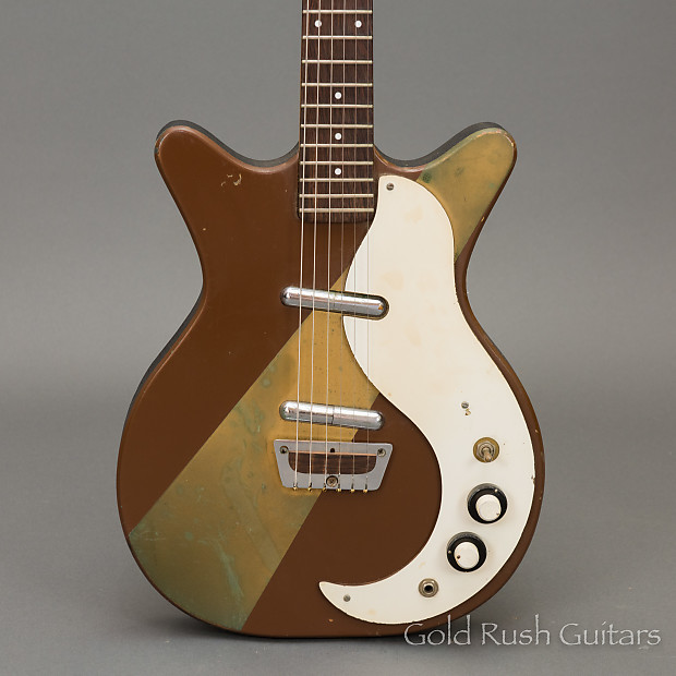 Vintage 60 s Danelectro Standard Model 3022 Shorthorn Copper Vintage Guitar DC2