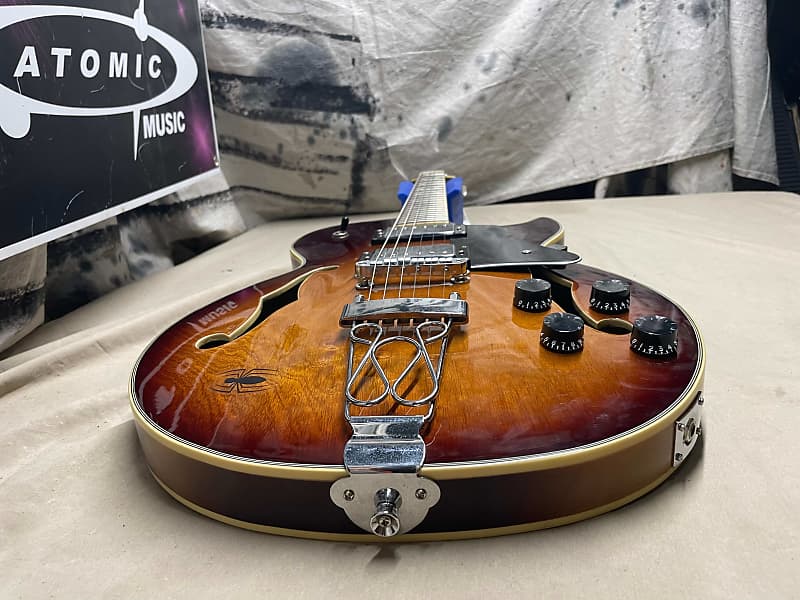IVY IJZ-300 Jazz Semi-Hollow Body Singlecut Guitar - Tobacco