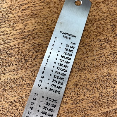 Steel Ruler 18-inch - Luthier Tool - CE-1447.18