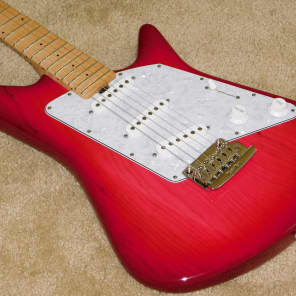 Ernie Ball Music Man Albert Lee Signature SSS Electric Guitar*Pink Burst*Mint* image 4