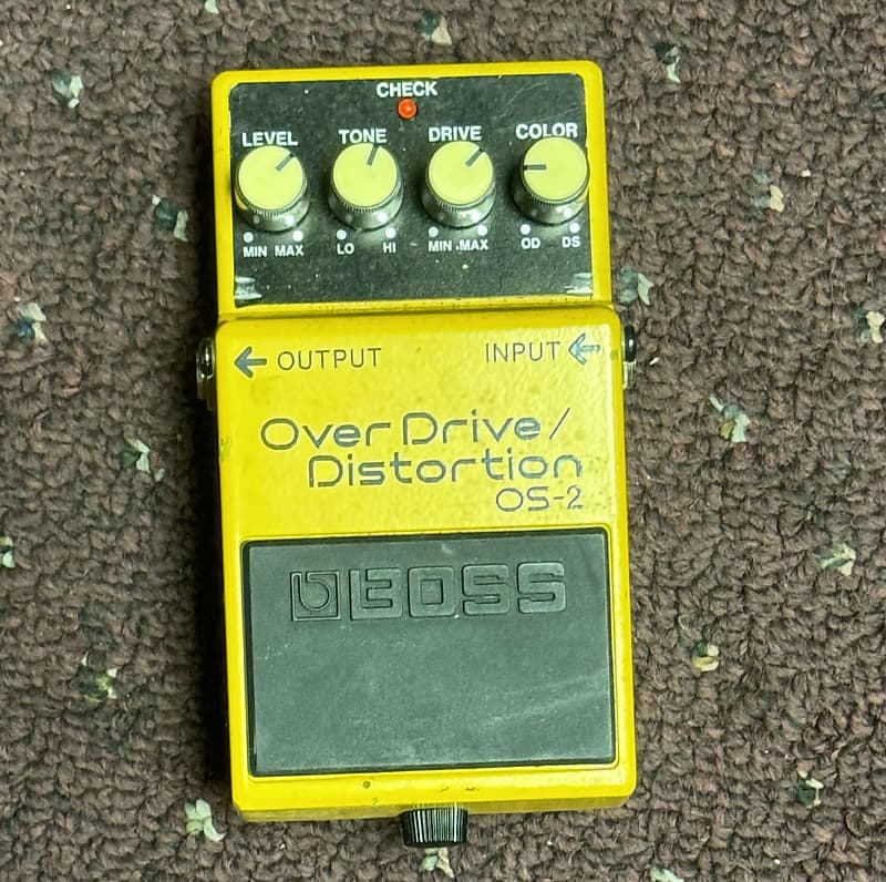 Boss OS-2 OverDrive/Distortion (Silver Label) 1990 - Present | Reverb