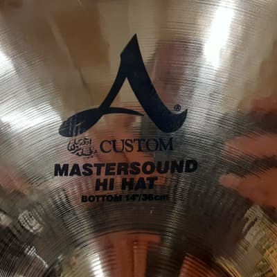 Zildjian 14" A Custom Mastersound Hi-Hat Cymbals (Pair) image 5