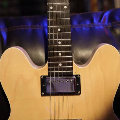 2004 - Epiphone Dot Deluxe (Plain Top) (Natural) - PEARLY GATES PICKUPS! image 7