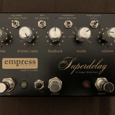 Empress Superdelay Vintage Modified 2015 - Nero | Reverb