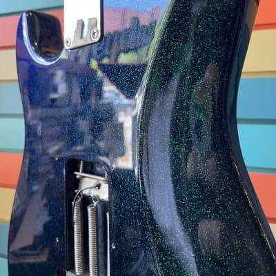 2004 Fender FSR Stratocaster - Flip Flop Blue Green Sparkle (Lollar Specials) image 7