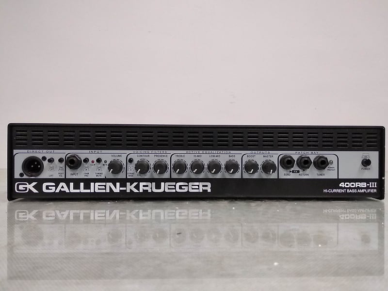 GallienKrueger 400RBIII bass head amp 240W USA Reverb UK