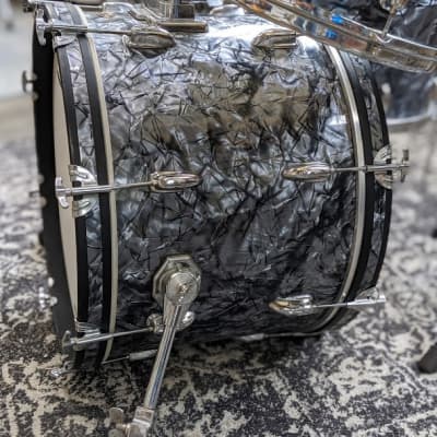 Slingerland 4-Piece Black Diamond Pearl Drum Set image 18