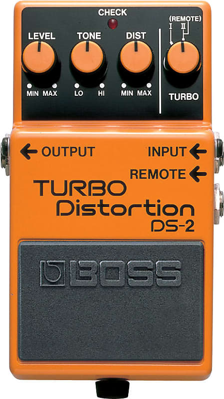 Boss DS-2 Turbo Distortion Guitar Effect Pedal w/ Remote Turbo image 1