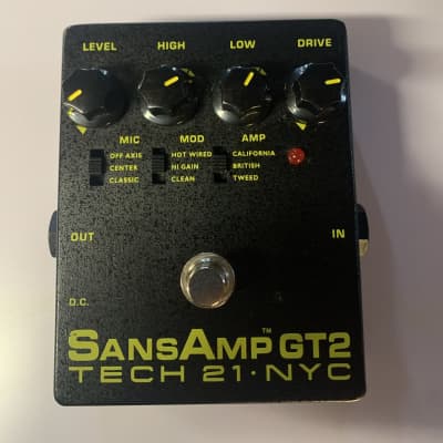 Tech 21 SansAmp GT2 Tube Amp Emulation Pedal | Reverb