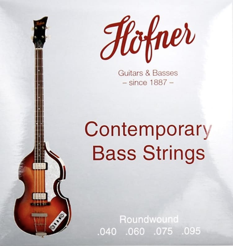 Hofner Contemporary Roundwound 30” Short Scale Bass Strings Reverb