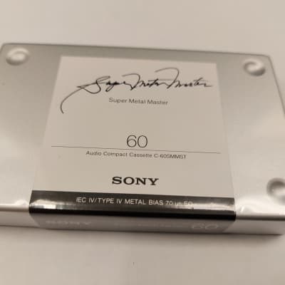 Sony C-60SMMST SUPER METAL MASTER Mid-90s - New Old Stock image 2
