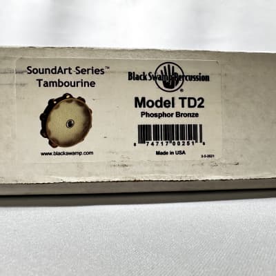 Black Swamp Percussion Model TD2 SoundArt Series Tambourine Model TD2 10” image 8