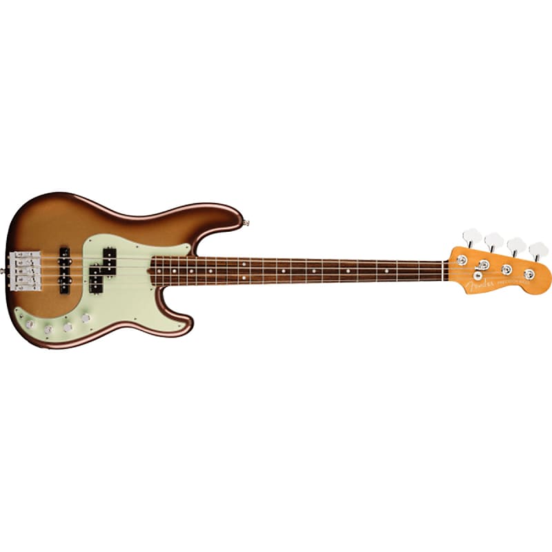 Fender American Ultra Precision Bass Guitar Rosewood Fingerboard Mocha Burst - 0199010732 image 1