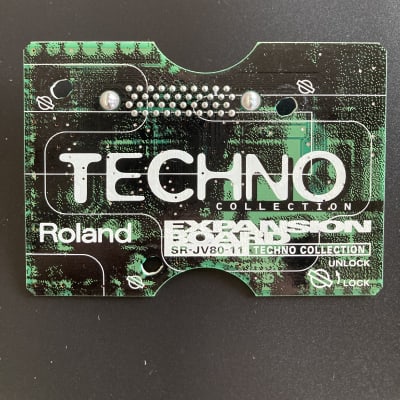 Roland SR-JV80-11 Techno Collection Expansion Board 1990s - Green