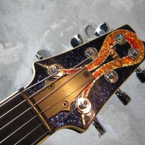GMP Guitars  Firebird   Purple Metal Flake with Flame image 2