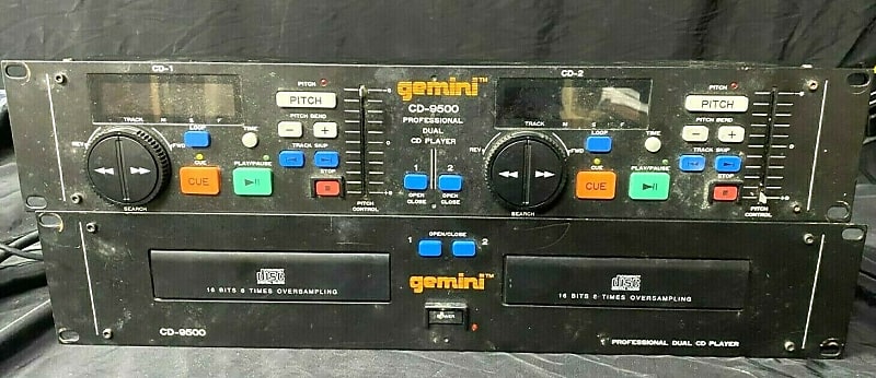 Gemini Branded Dual CD Player (CD - 9500)  			