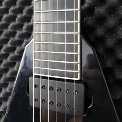 Ran Guitars Invader 2017 - Gloss Black with Jackson KV Hardshell case image 4