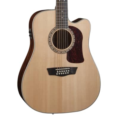 Washburn Heritage D10SCE 12-String Solid Sitka / Mahogany Cutaway Dreadnought A image 2