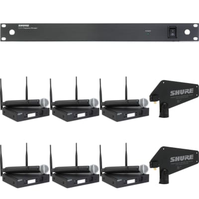 HUGE Shure 8 Channel Wireless Mic system Original MSRP over