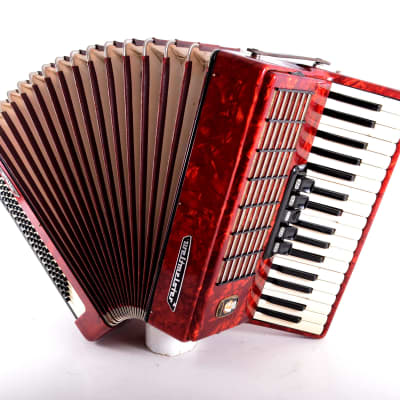 Rare Top Quality German Made LMM Piano Accordion Weltmeister Stella - 80 bass + Hard Case & Shoulder Straps - from the golden era image 20
