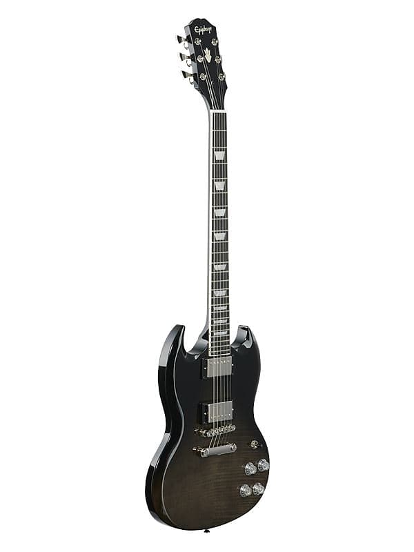 Epiphone SG Modern Figured Electric Guitar Trans Black Fade
