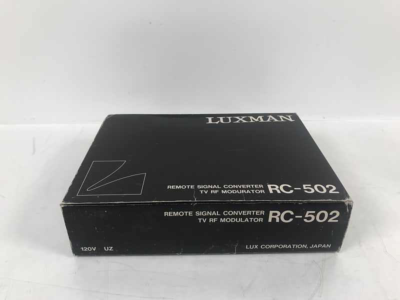Luxman ; RC-502 Remote Signal Converter | Reverb