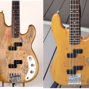 John Carruthers custom-built Lee Sklar "Frankenstein" Bass      w/ 1967 Fender Precision Body image 8