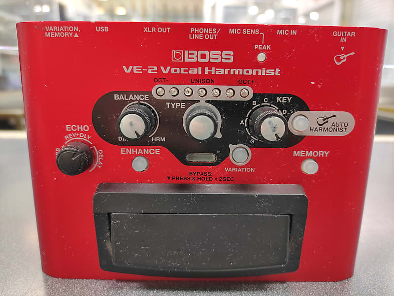 BOSS VE-2 Vocal Harmonist 赤 Boss VE-2 Vocal Harmonist Effects Processor : Amazon.ca
